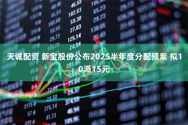 天诚配资 新宝股份公布2025半年度分配预案 拟10派15元