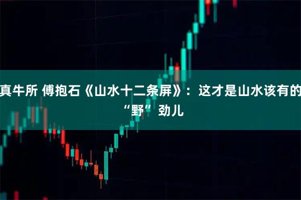 真牛所 傅抱石《山水十二条屏》:这才是山水该有的 “野” 劲儿